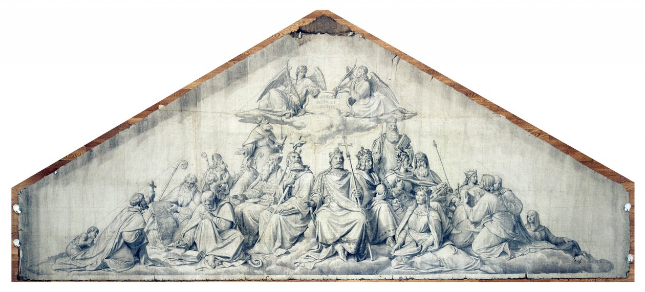 Kristendommens utbredere, de hellige kongene og jomfruene av Peter von Cornelius