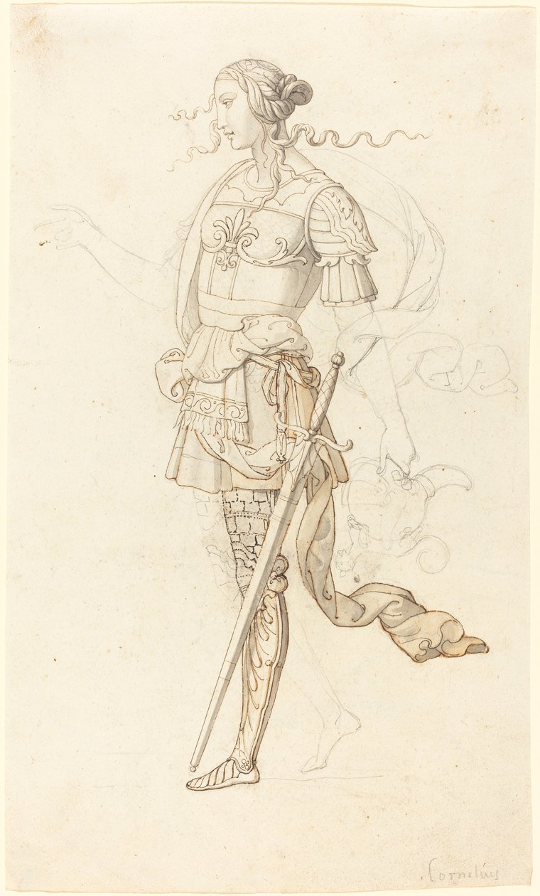 Erminia av Peter von Cornelius