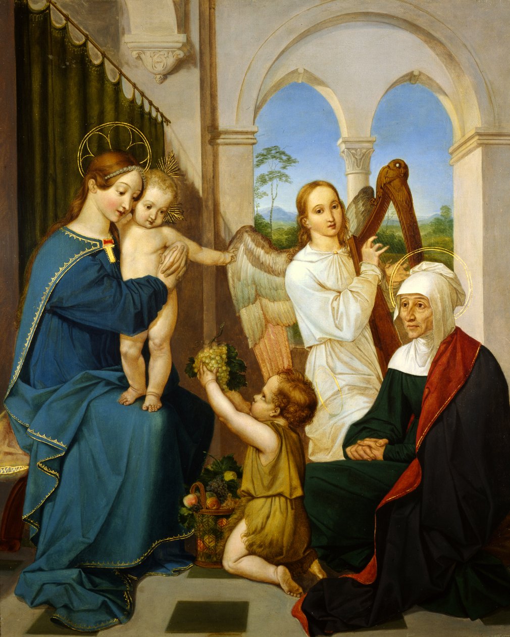 Hellige familie, 1809-11 av Peter von Cornelius