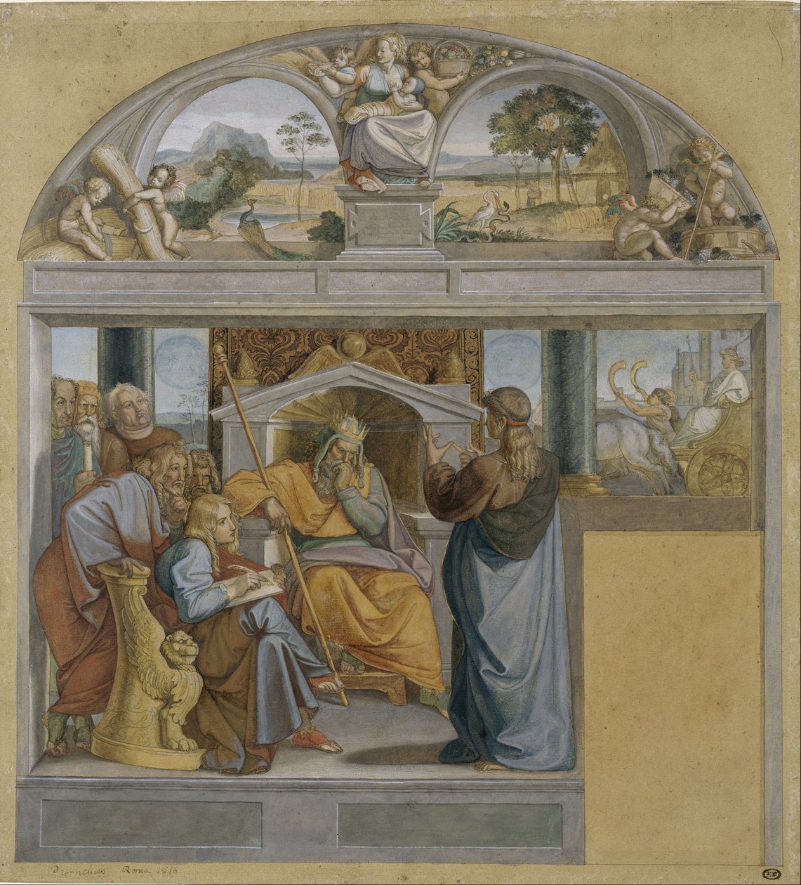 Joseph tolker faraos drømmer av Peter von Cornelius