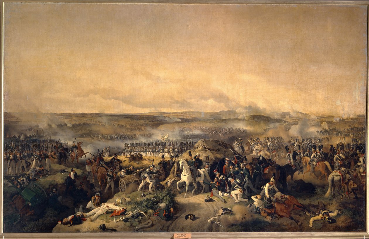 Russian Campaign (1812): Slaget ved Moskva, 7. september 1812 (Slaget ved Borodino 26. august av Peter von Hess