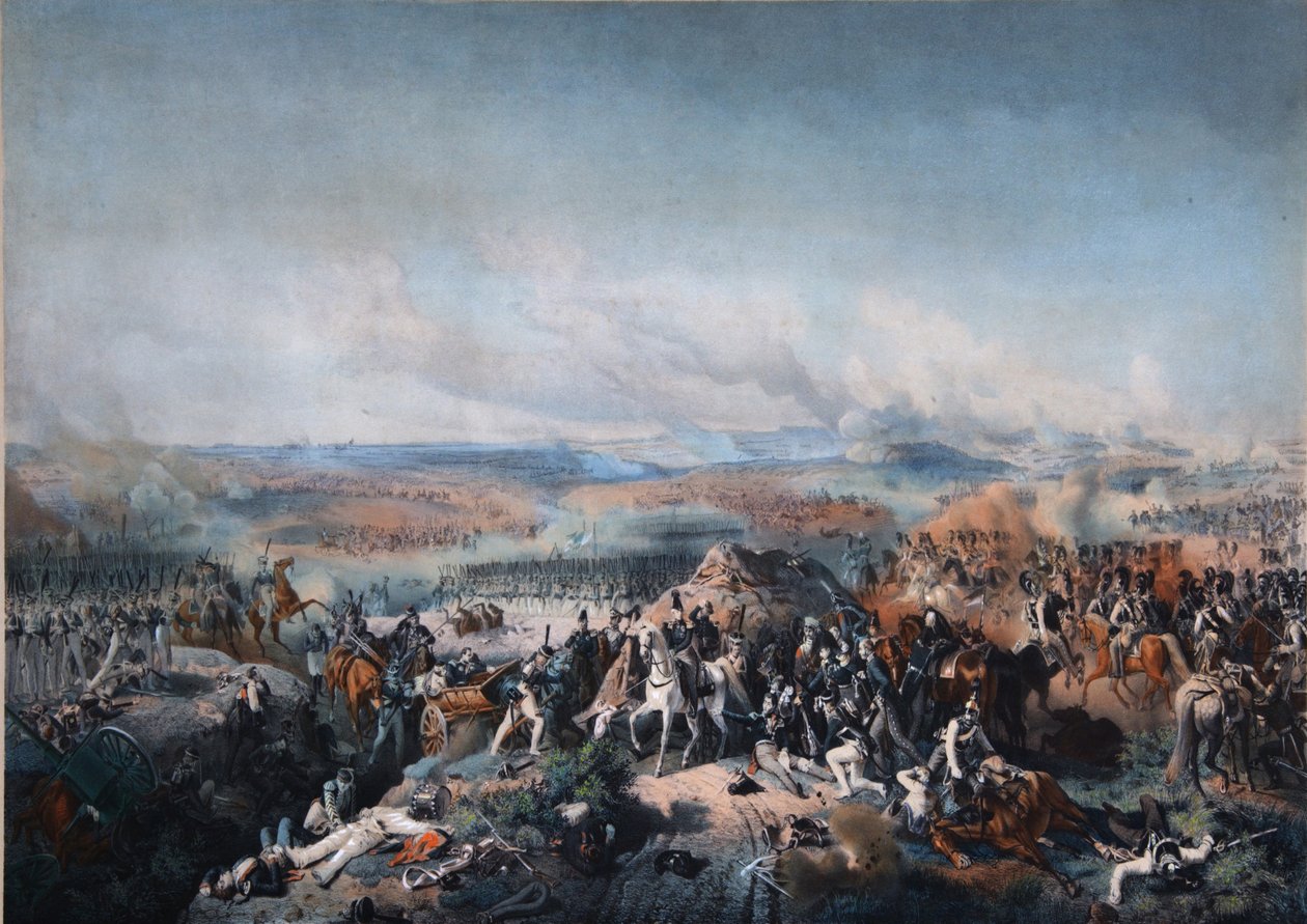 Slaget ved Borodino 26. august 1812, første kvartal av 1800-tallet. av Peter von Hess