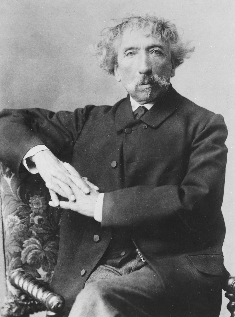 Portrett av Charles-Jean-Louis Garnier av Petit