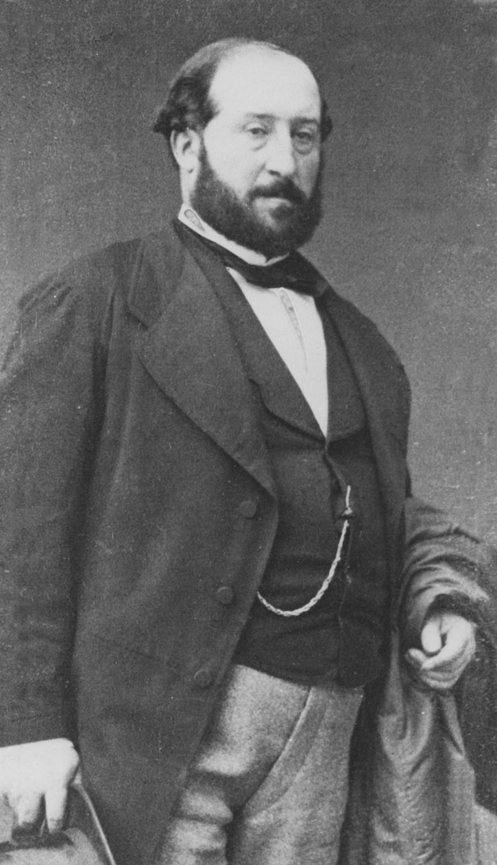 Portrett av Emile Augier av Petit