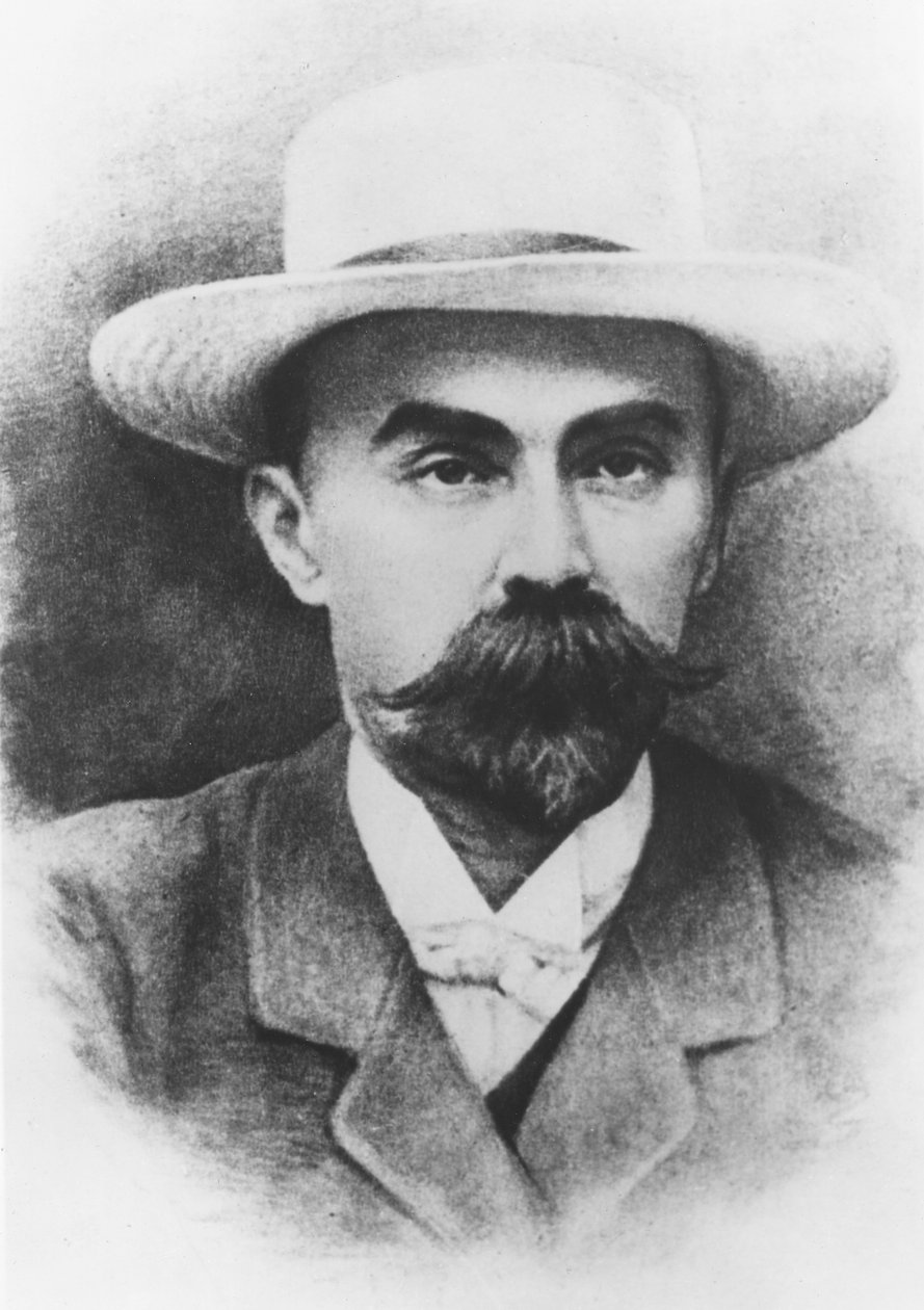 Portrett av Georgi Valentinovitch Plekhanov av Petit