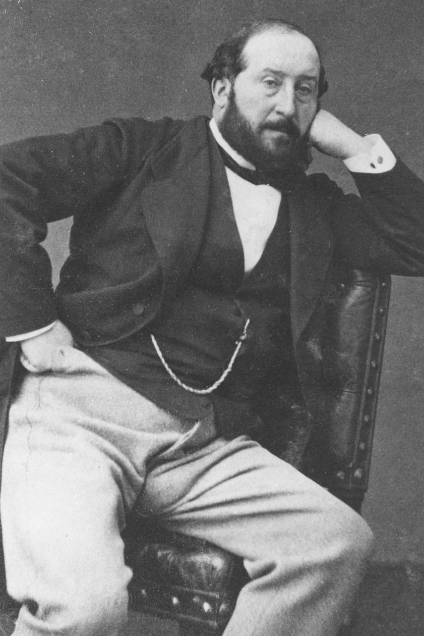 Portrett av Émile Augier av Petit