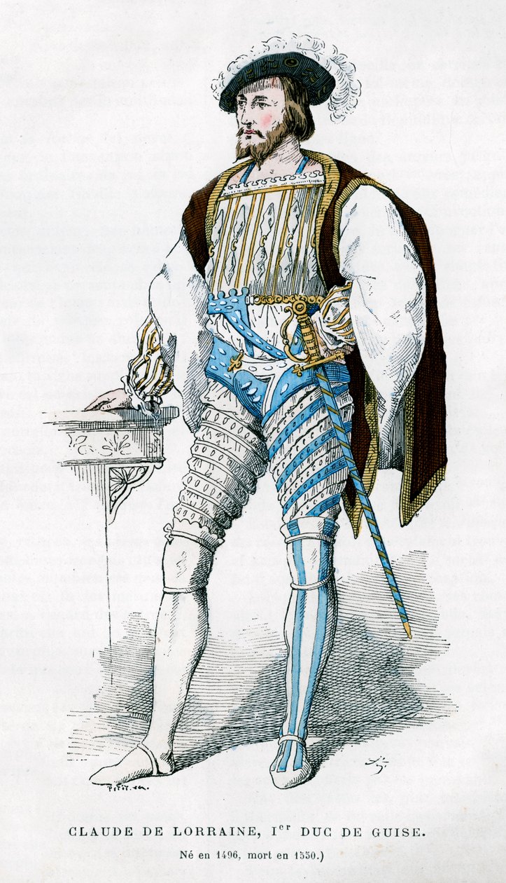 Claude de Lorraine, 1. hertug av Guise, 1500-tallet 1882-1884 av Petit