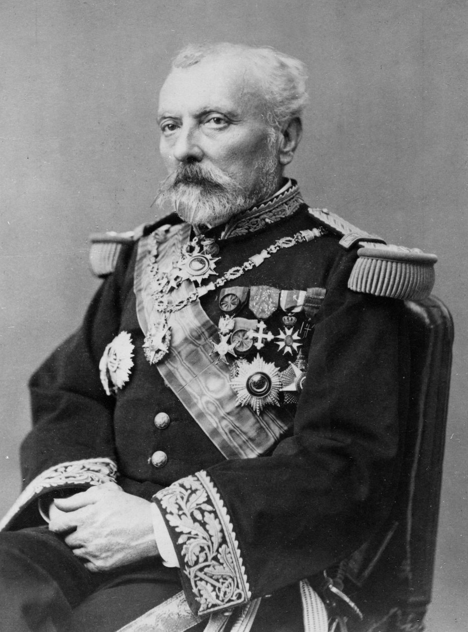 Portrett av Hyacinthe Laurent Théophile Aube av Petit