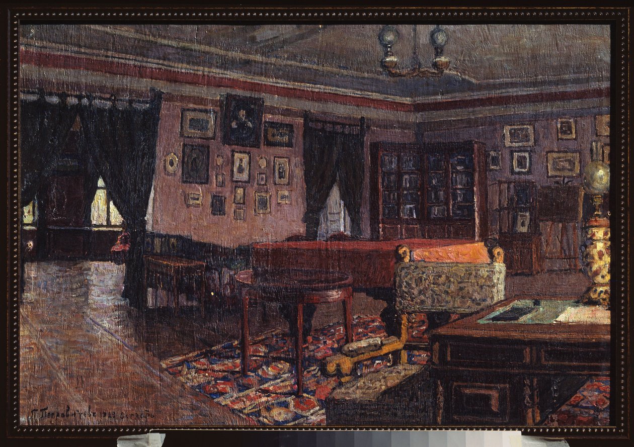 Stuen i huset til Peter Ilich Tchaikovsky av Petr Ivanovic Petrovichev