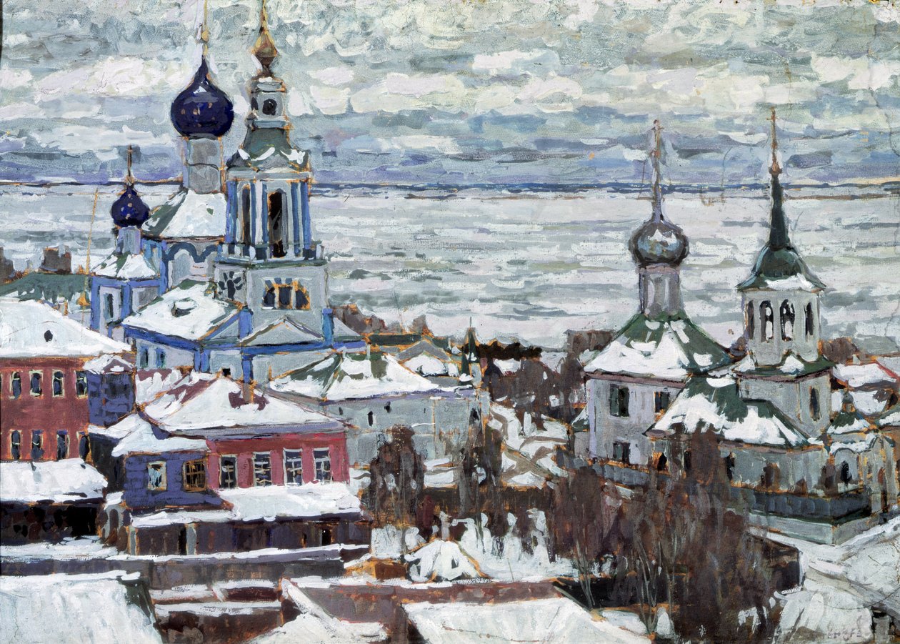 Rostov om vinteren av Petr Ivanovic Petrovichev