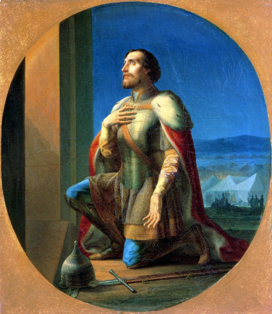 Alexander Nevsky (1220/1-65) Prins av Novgorod, storhertug av Vladimir av Petr Mikhailovich Shamshin