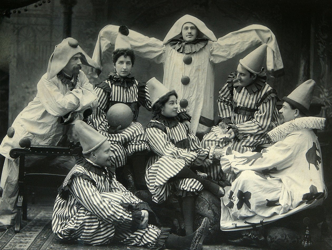 Teaterkomposisjon. Platinotypie av Pjotr Petrovitsj Pavlov (1860-1925) av Petr Petrovich Pavlov
