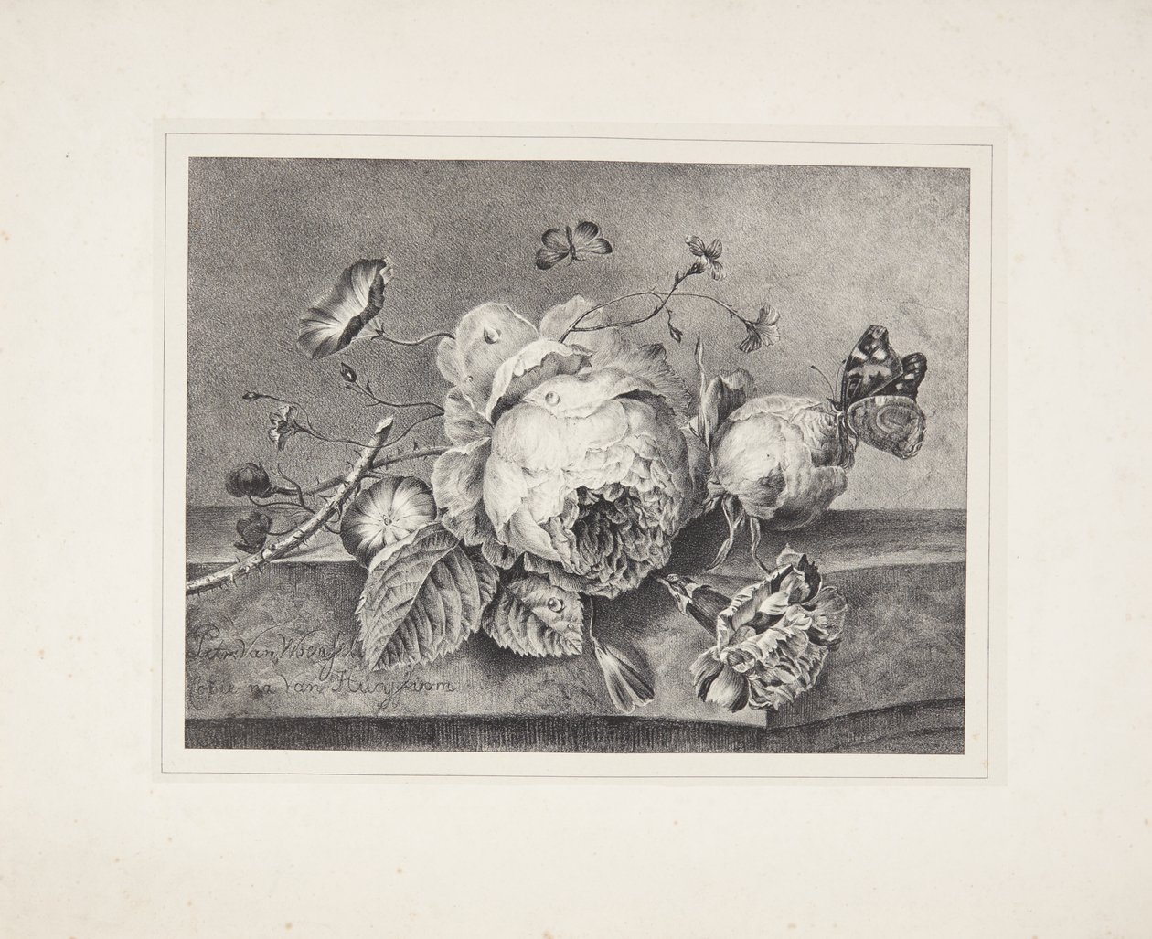 Blomsterstilleben av Petronella van Woensel