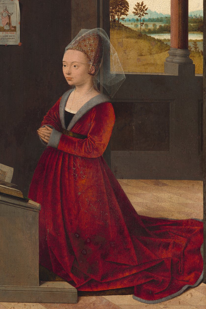 Knelende donor (detalj) av Petrus Christus