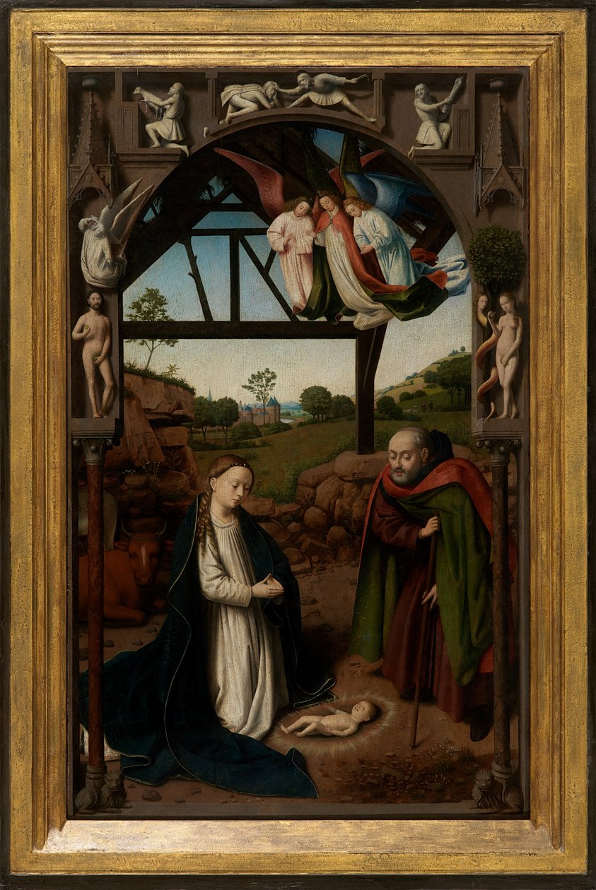 Tilbedelse av Kristus-barnet av Petrus Christus