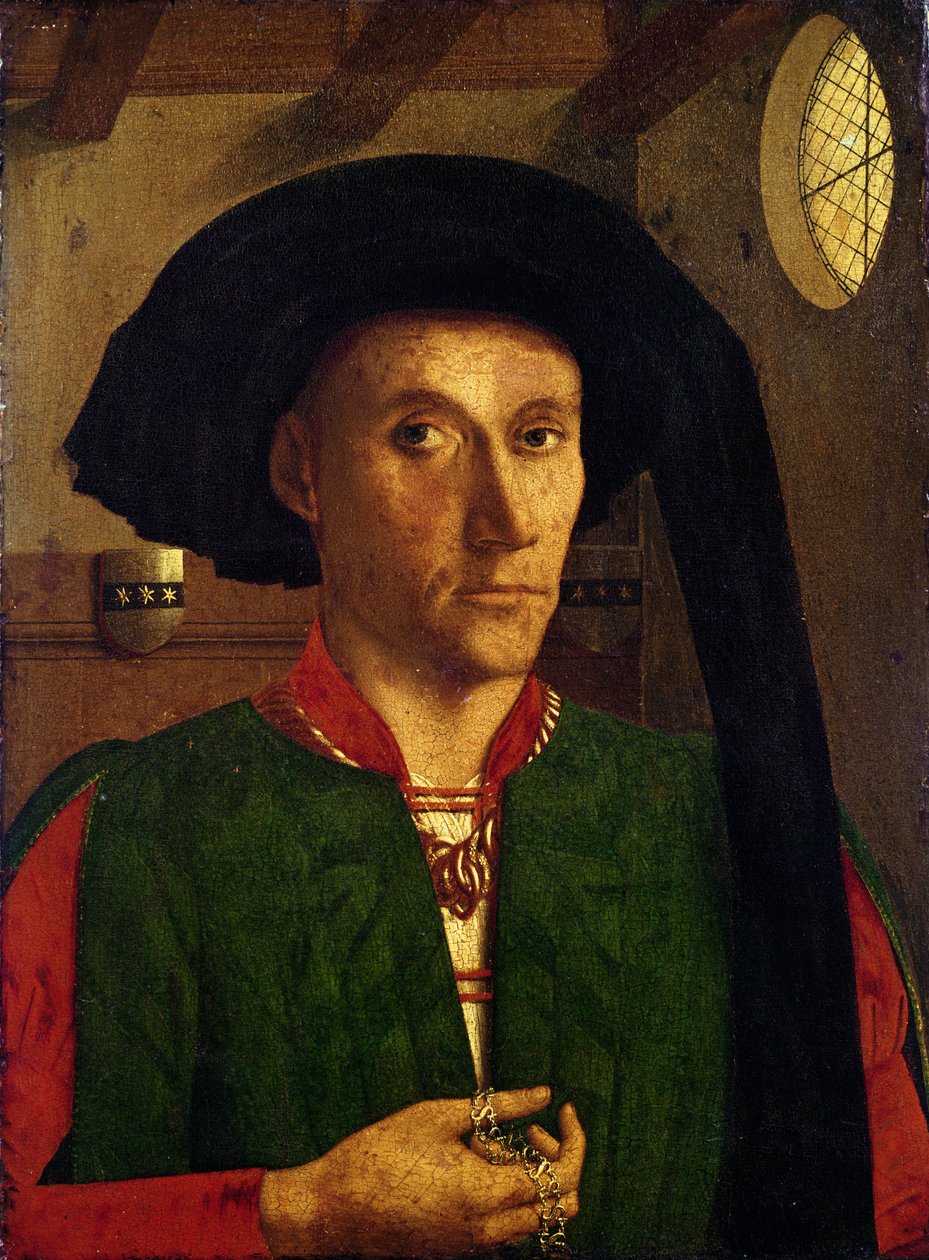 Edward Grimston (olje på tre) av Petrus Christus