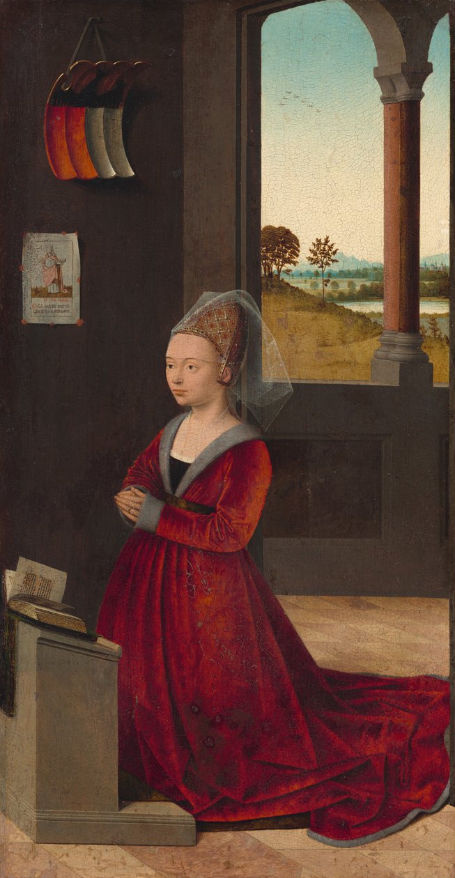 Portrett av en kvinnelig giver av Petrus Christus