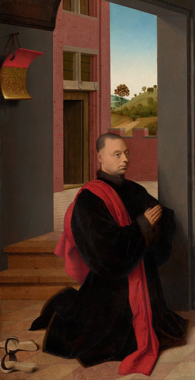 Portrett av en mannlig giver av Petrus Christus