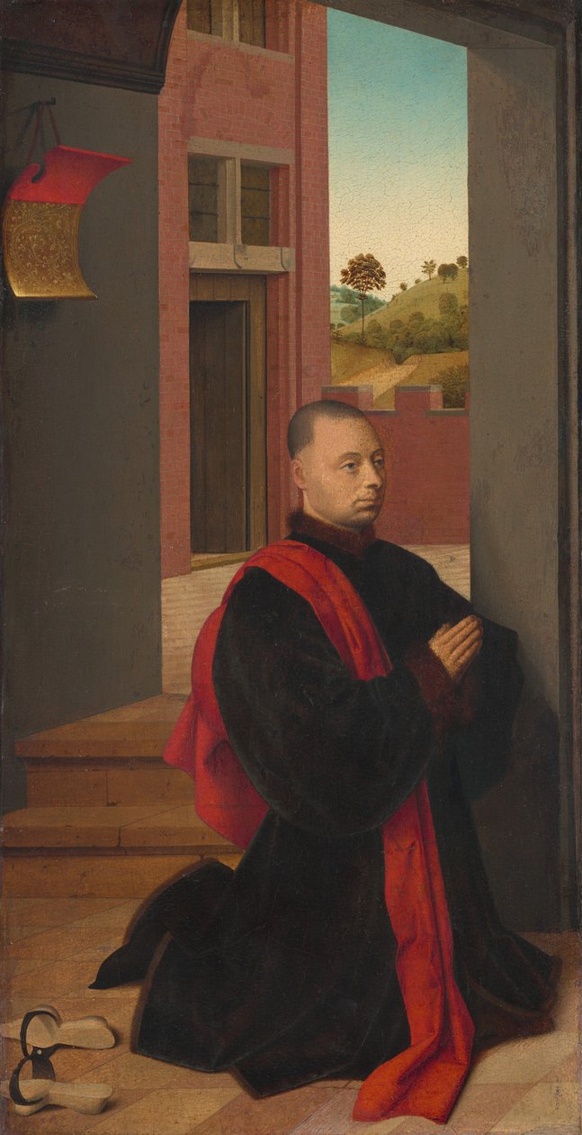Portrett av en mannlig giver, ca. 1455. av Petrus Christus