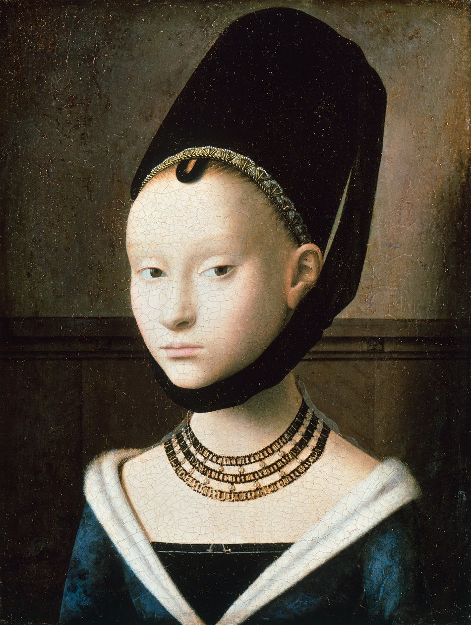 Portrett av ung jente av Petrus Christus