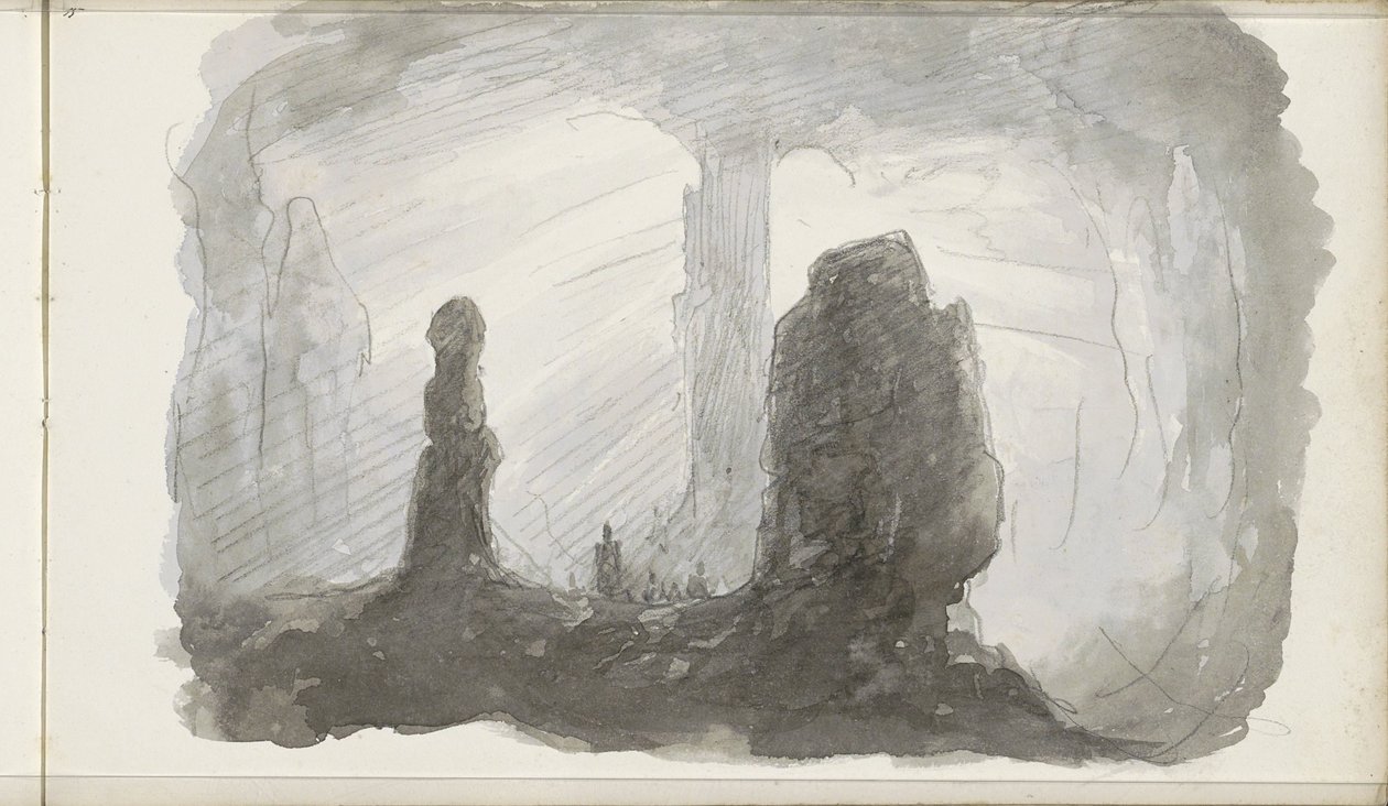 Dryppsteinsgrotte av Petrus Johannes Schotel