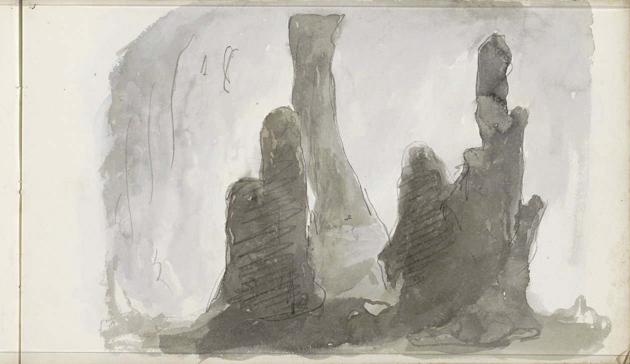 stalagmitter av Petrus Johannes Schotel