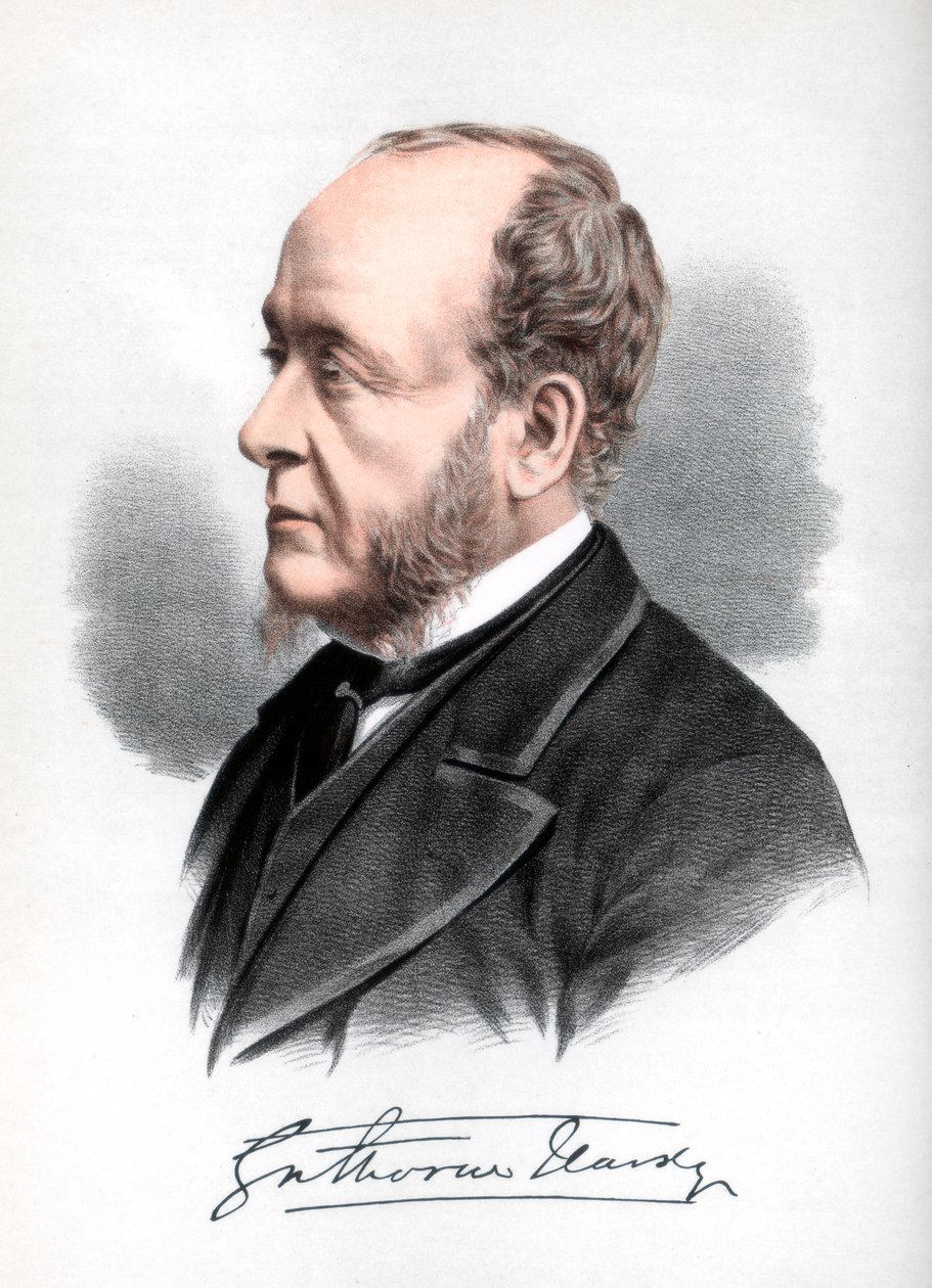 Gathorne Hardy, 1. jarl av Cranbrook, britisk konservativ politiker, ca 1890. av Petter and Galpin Cassell