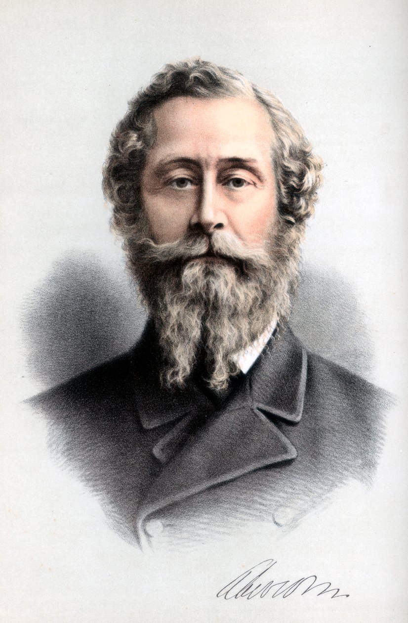 James Hamilton, 1st Duke of Abercorn , britisk konservativ politiker, ca 1890. av Petter and Galpin Cassell