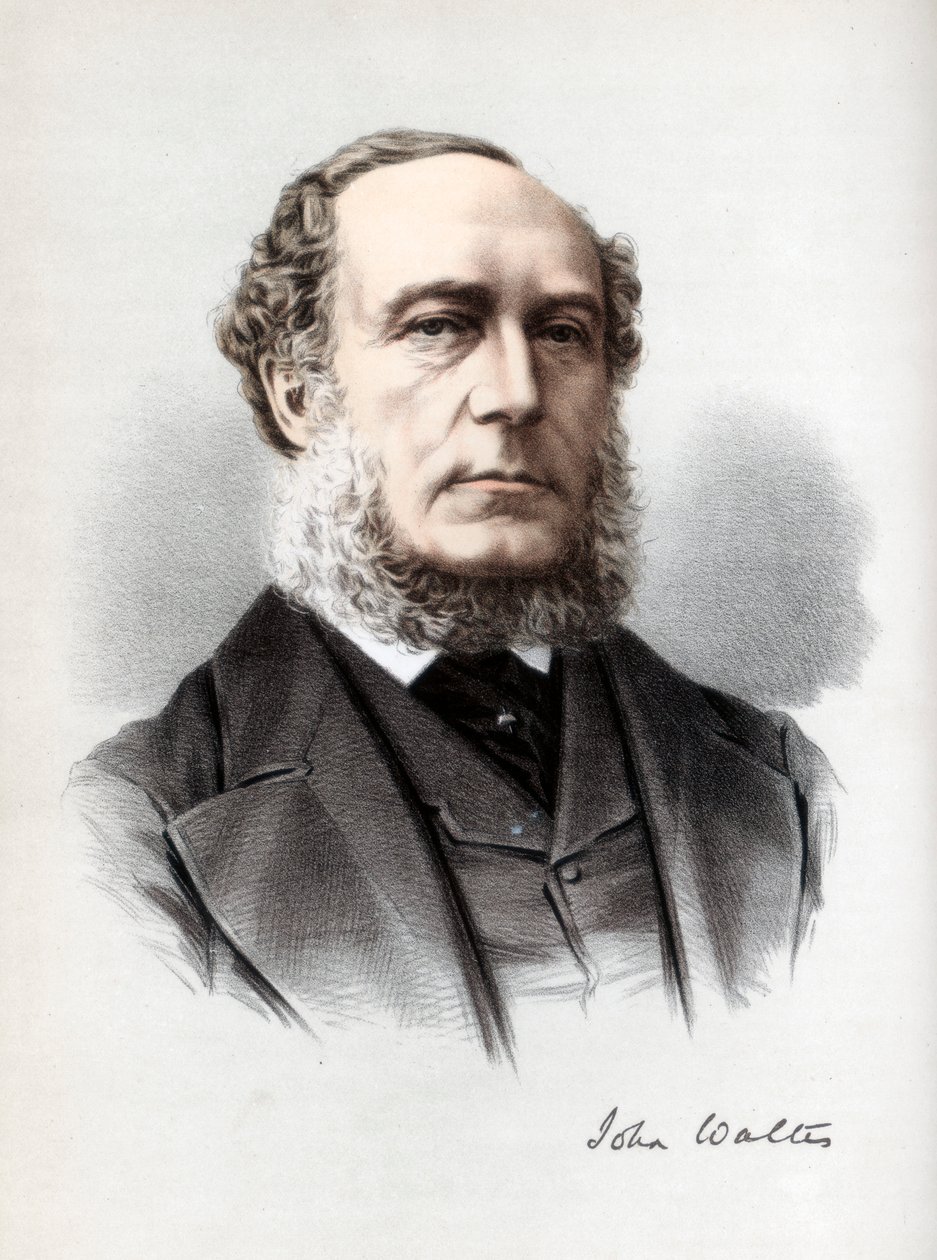John Walter , britisk moderat liberal politiker, ca 1890. av Petter and Galpin Cassell