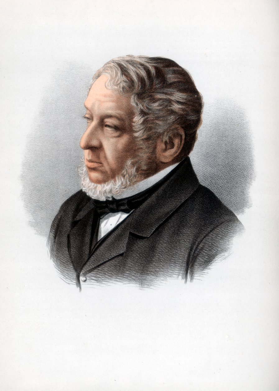 Nathan Rothschild, 1. baron Rothschild, britisk bankmann og politiker, ca 1890. av Petter and Galpin Cassell