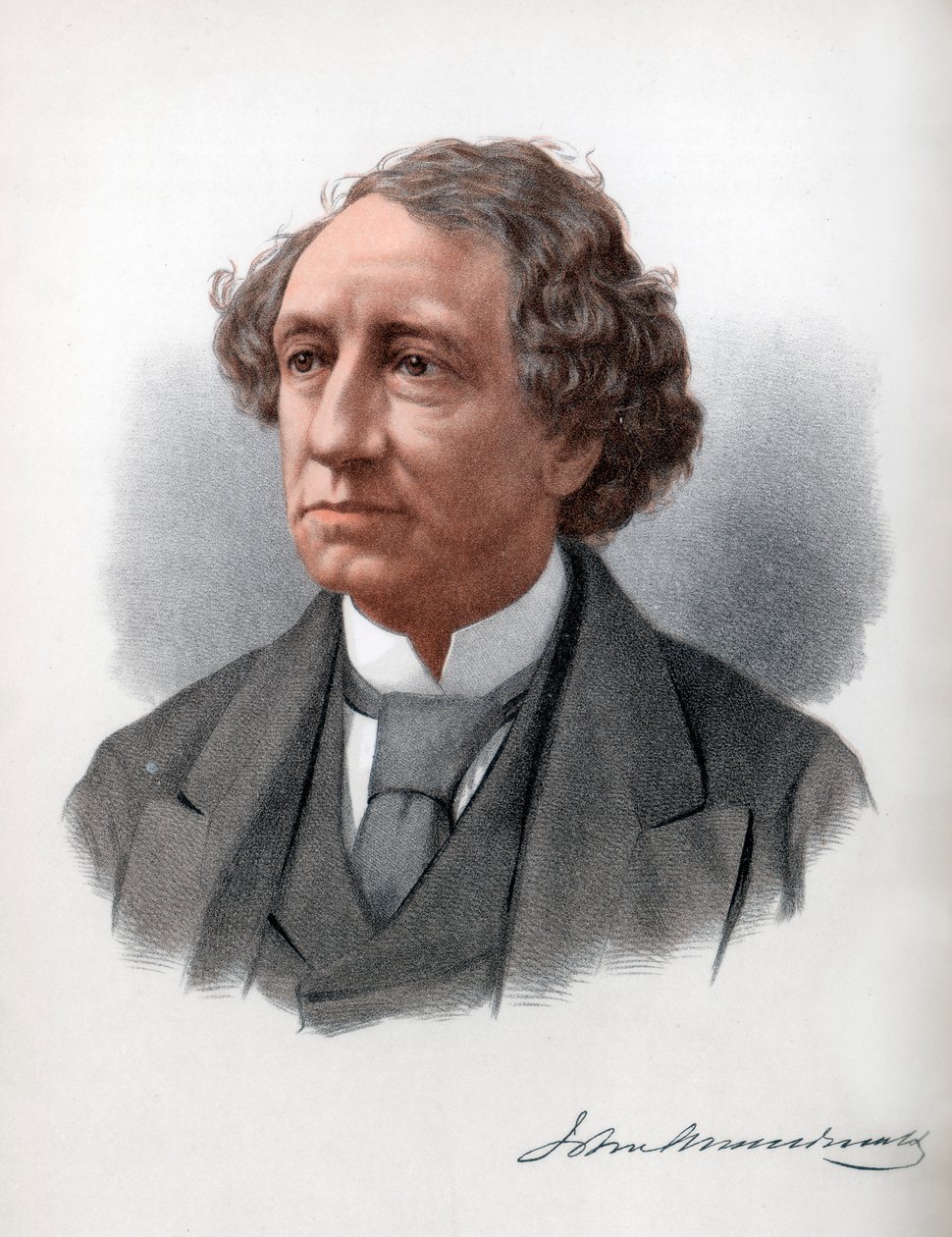 Sir John Alexander Macdonald, Canadas første statsminister, ca 1890. av Petter and Galpin Cassell