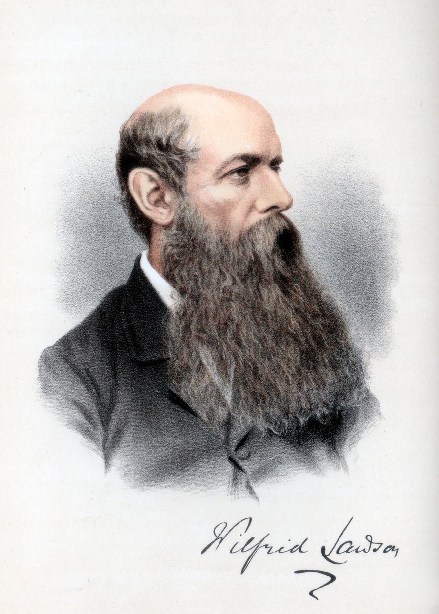 Sir Wilfrid Lawson , britisk politiker og måteholdsforkjemper, c1890. av Petter and Galpin Cassell