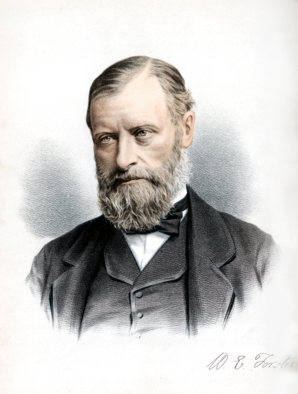 William Edward Forster , britisk liberal politiker, c1890. av Petter and Galpin Cassell