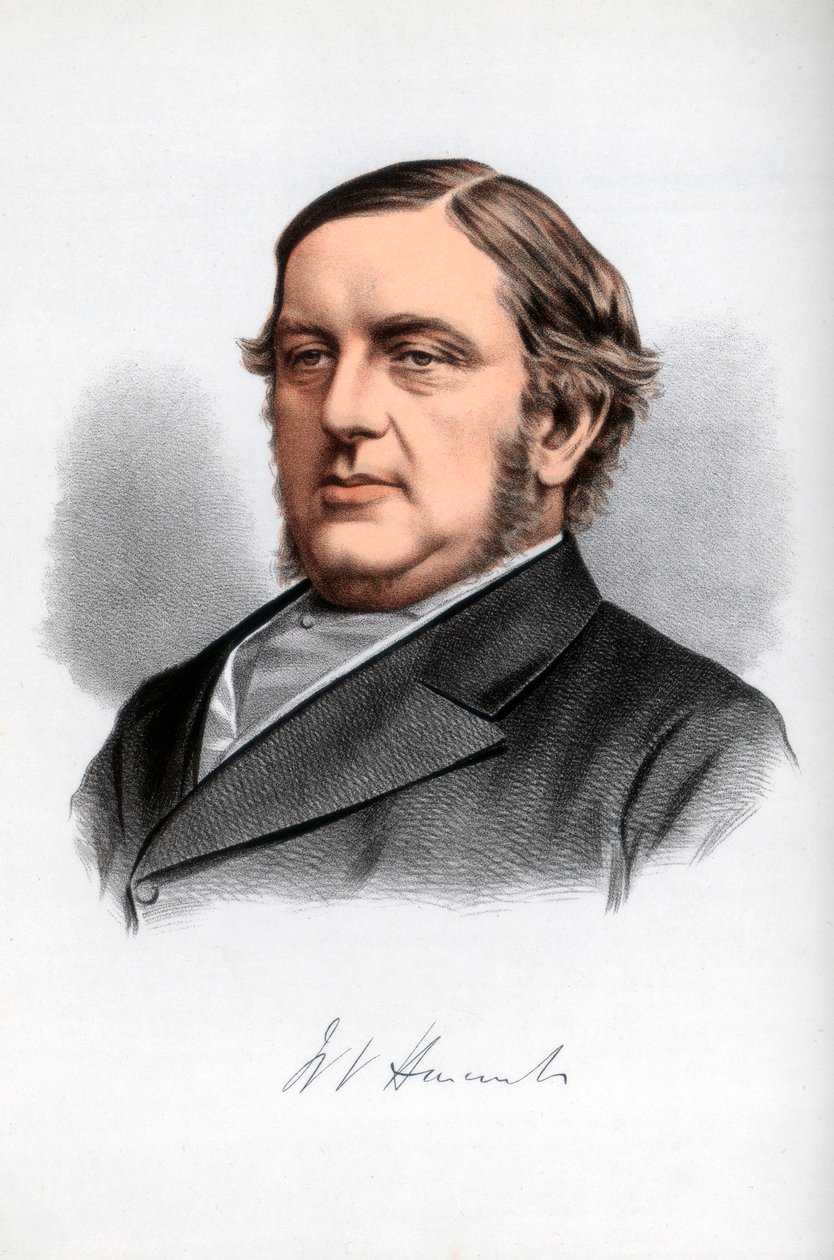 William Vernon Harcourt , britisk liberal statsmann, c1890. av Petter and Galpin Cassell