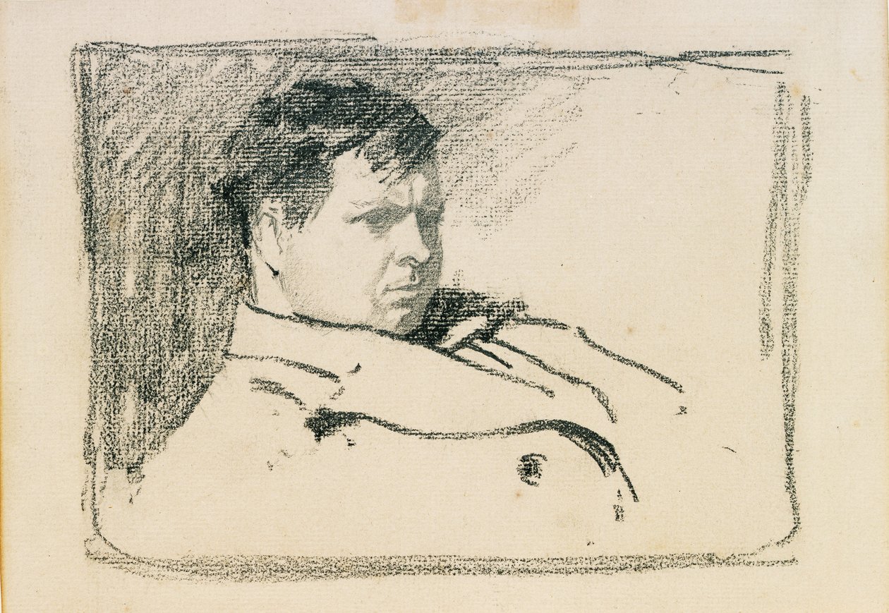 Frank Brangwyn, 1885 (blyant) av Phil May