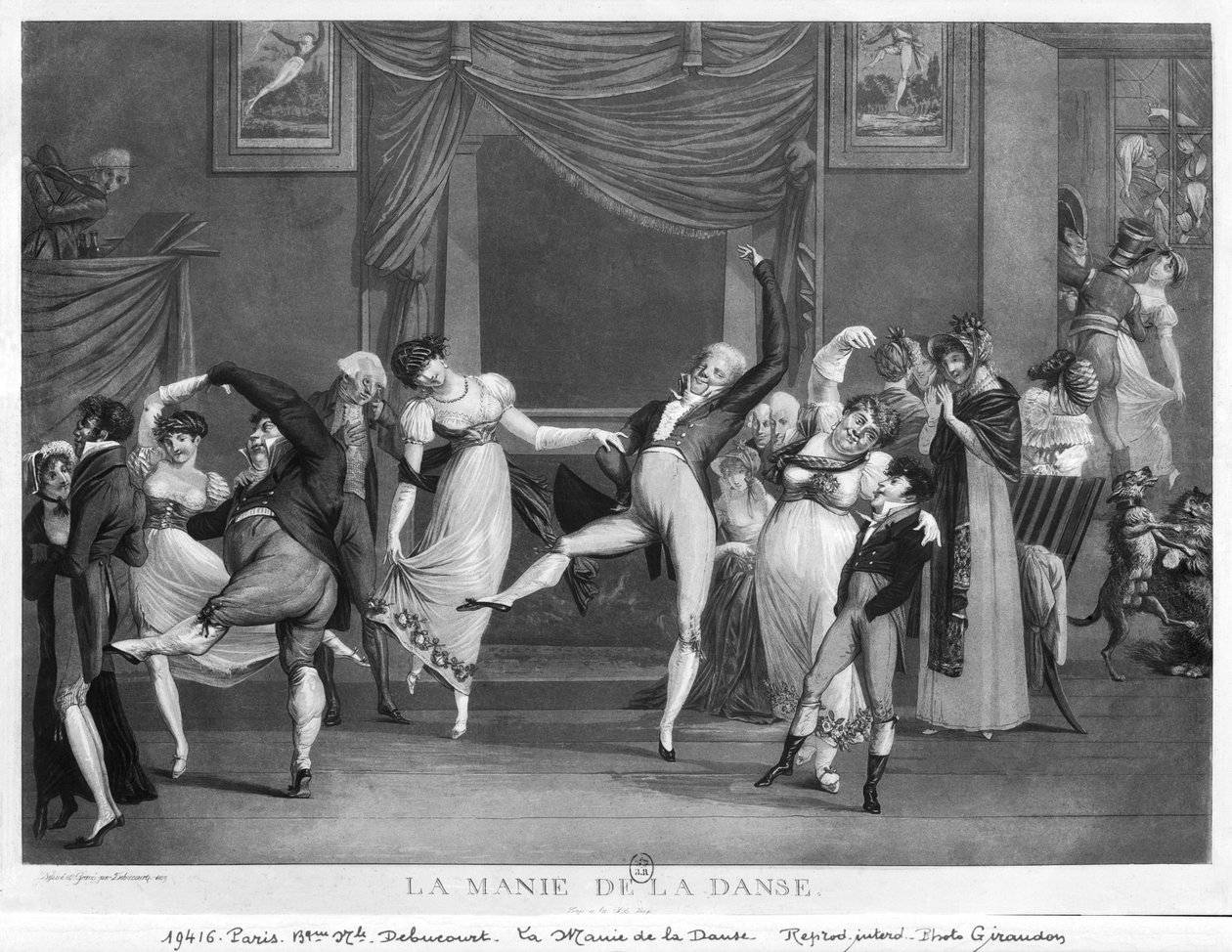 Dansemani, 1809 av Philibert Louis Debucourt