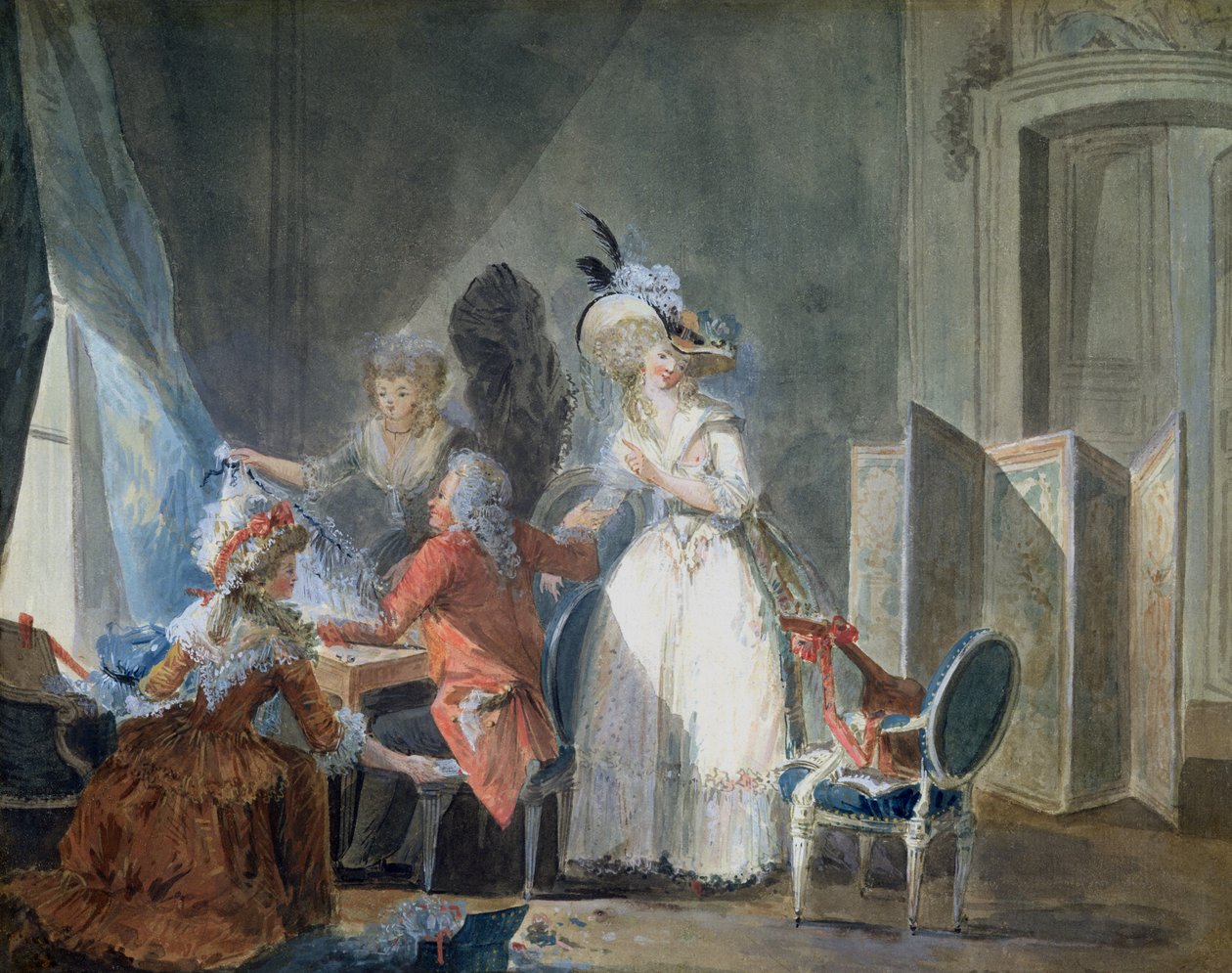 Moteselgeren av Philibert Louis Debucourt