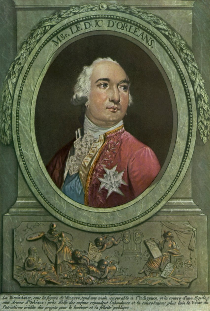 Louis Philippe hertug av Orléans av Philibert Louis Debucourt