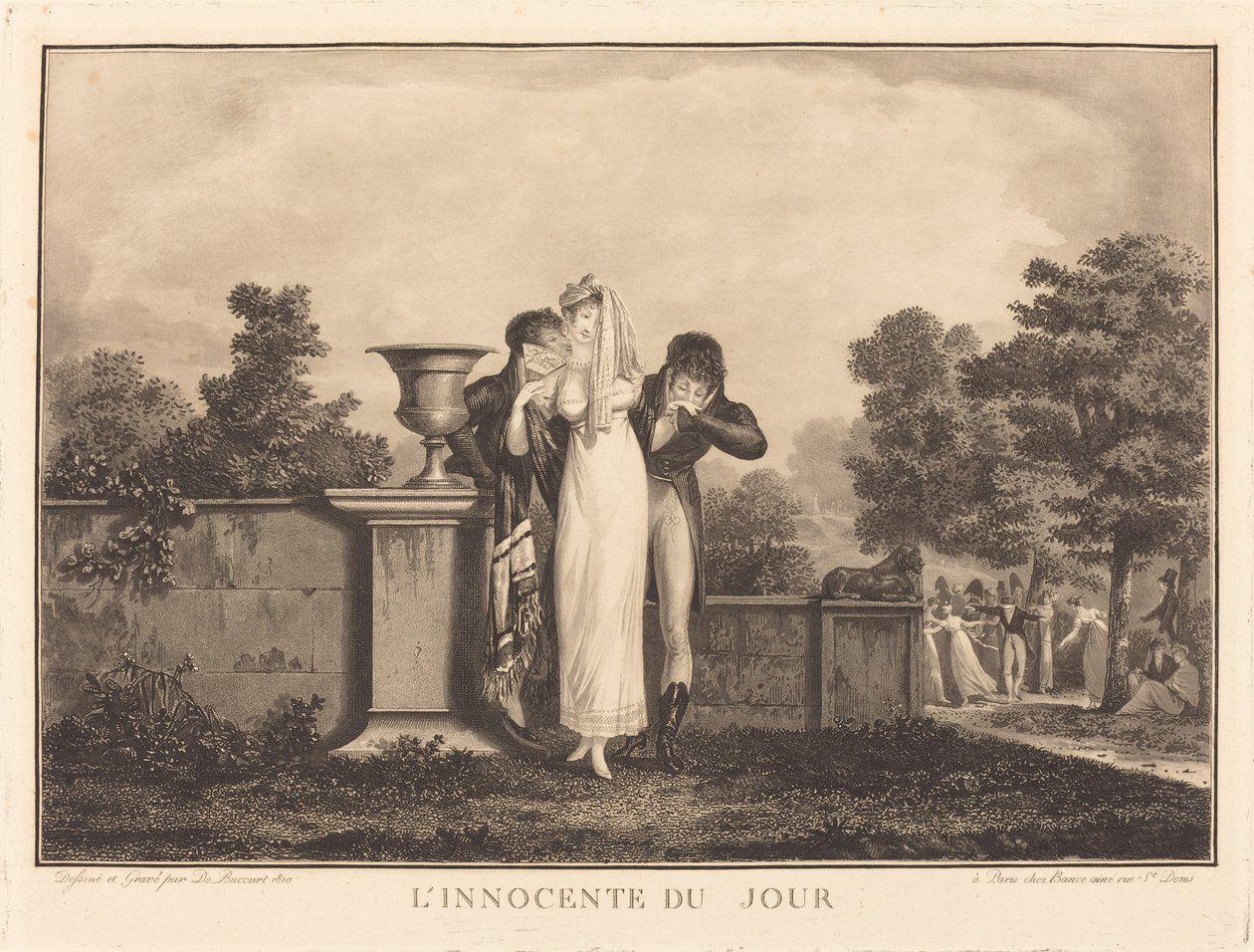 Dagens uskyldige av Philibert-Louis Debucourt