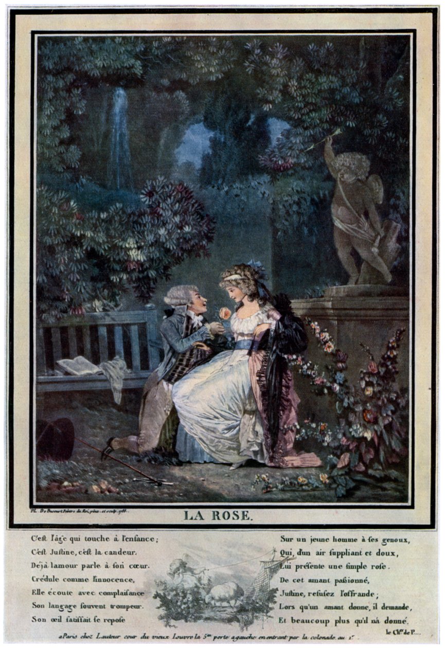 Rosen, 1788-1931. av Philibert Louis Debucourt