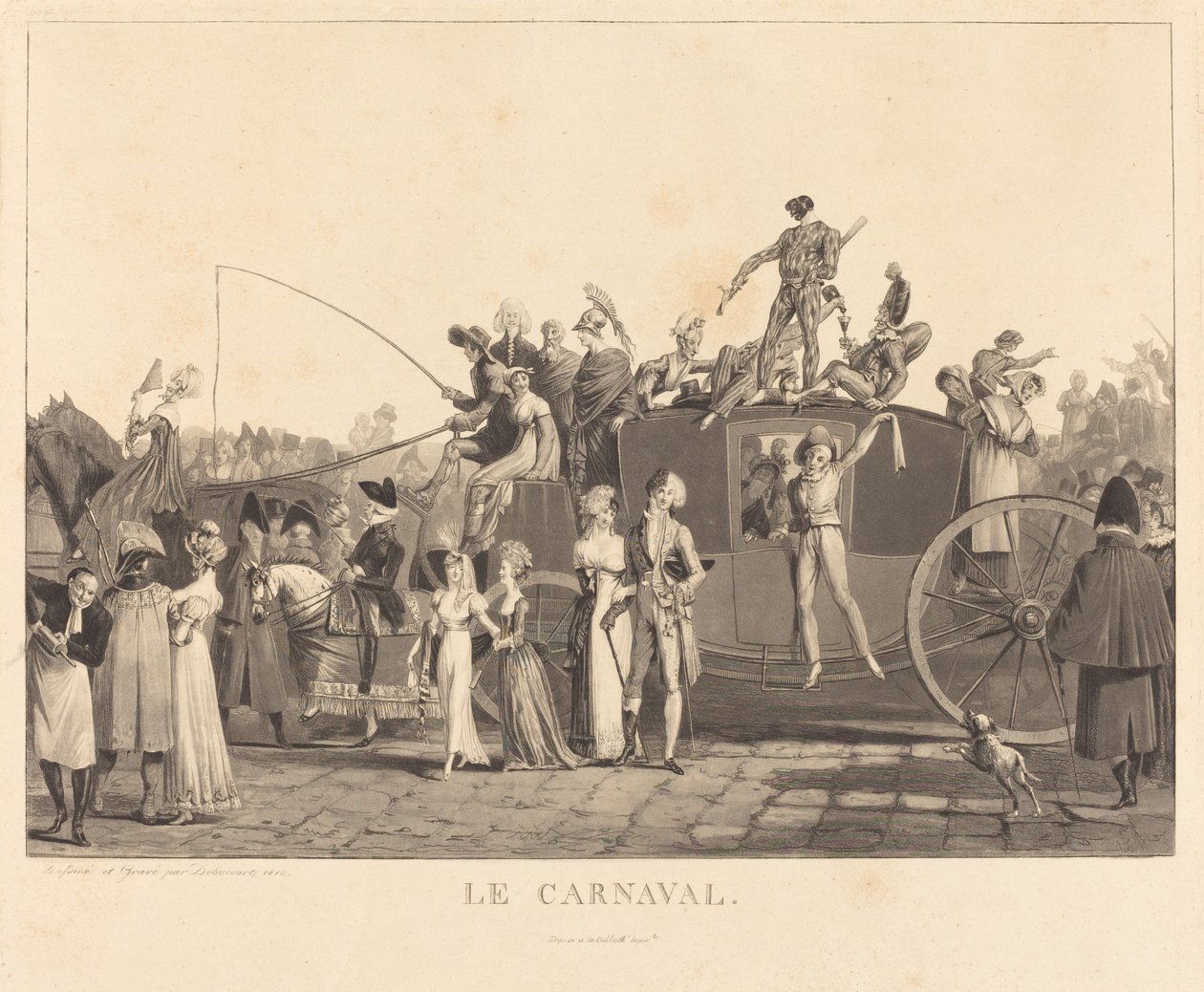 Karnevalet av Philibert Louis Debucourt