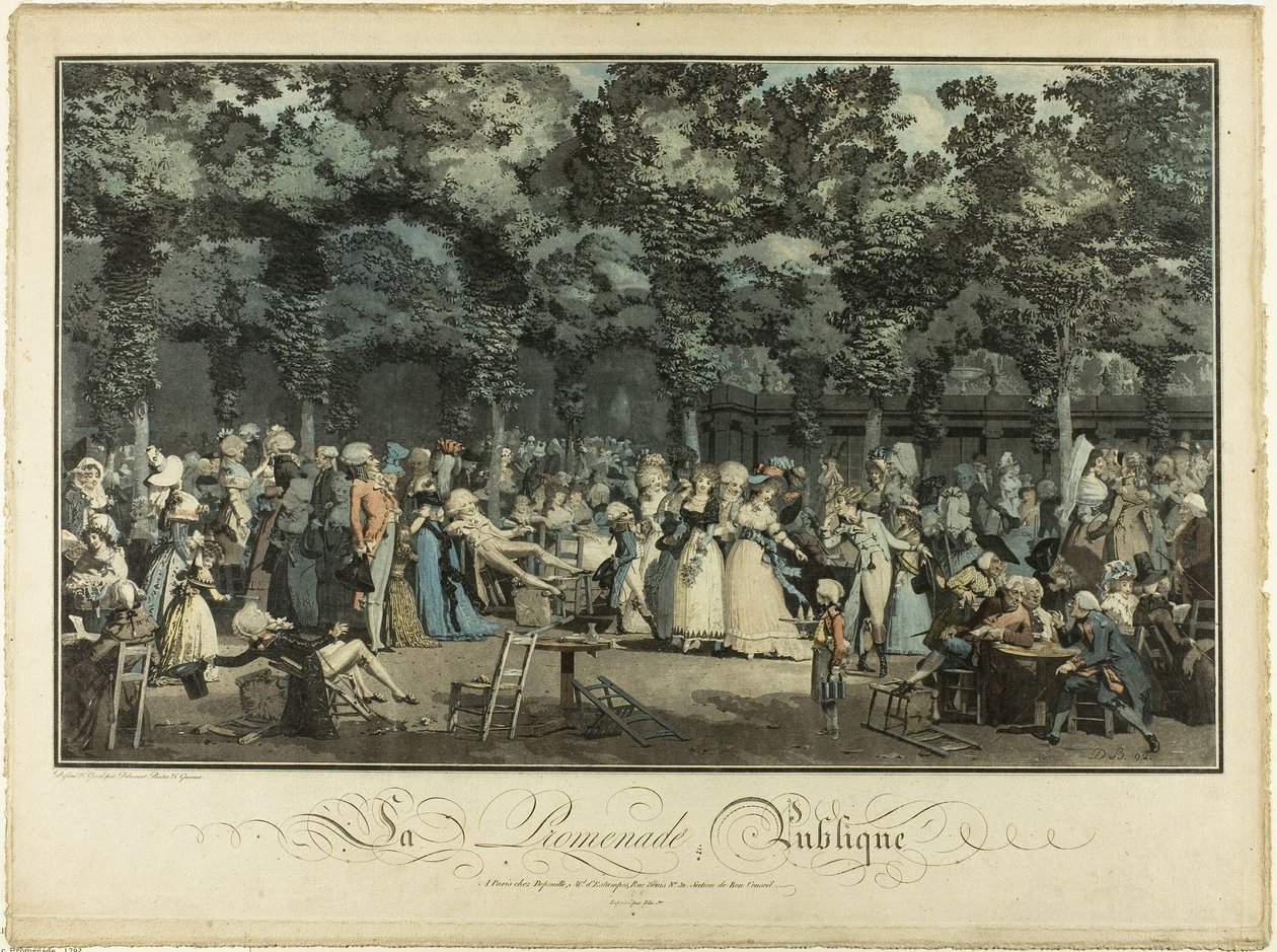 Offentlig gang av Philibert Louis Debucourt