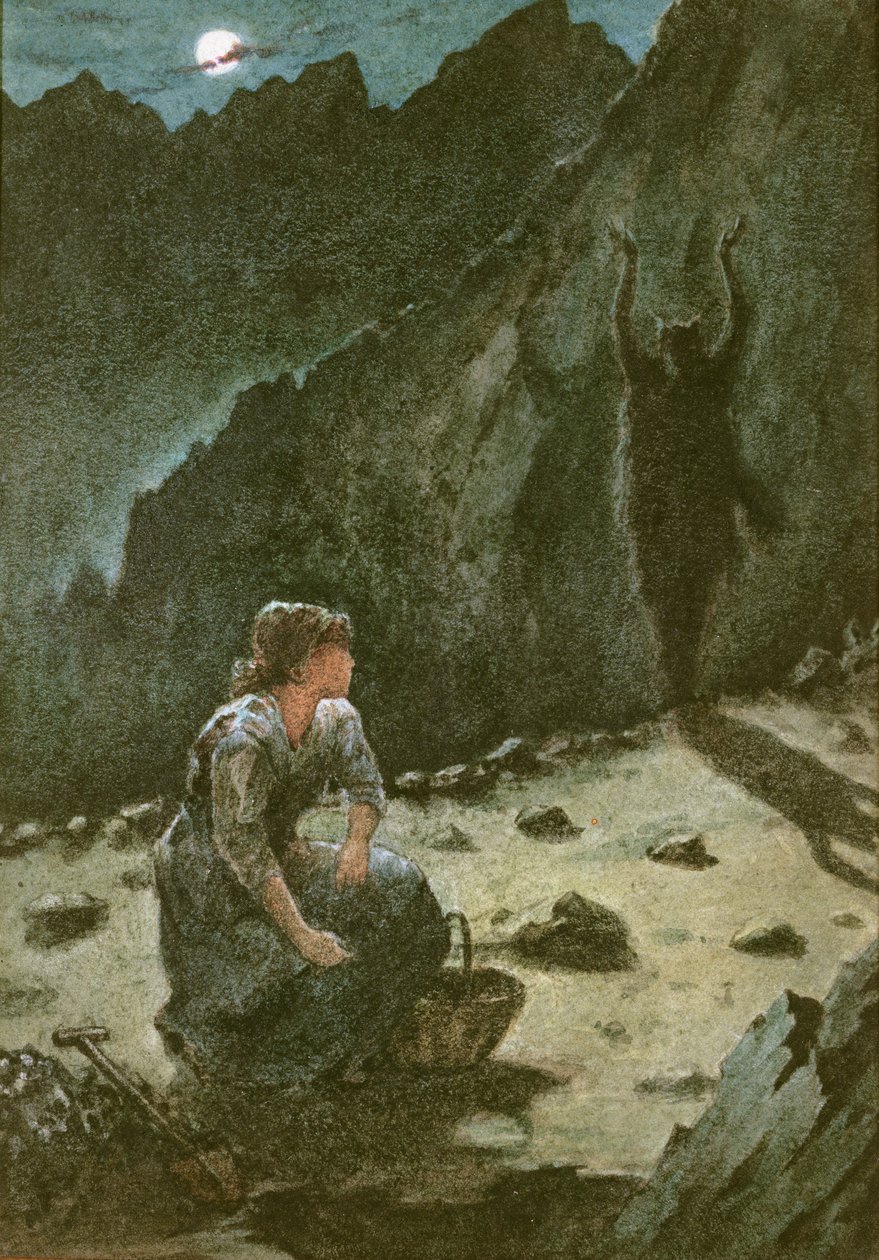 Spirit of the Mountain av Philip Burne Jones
