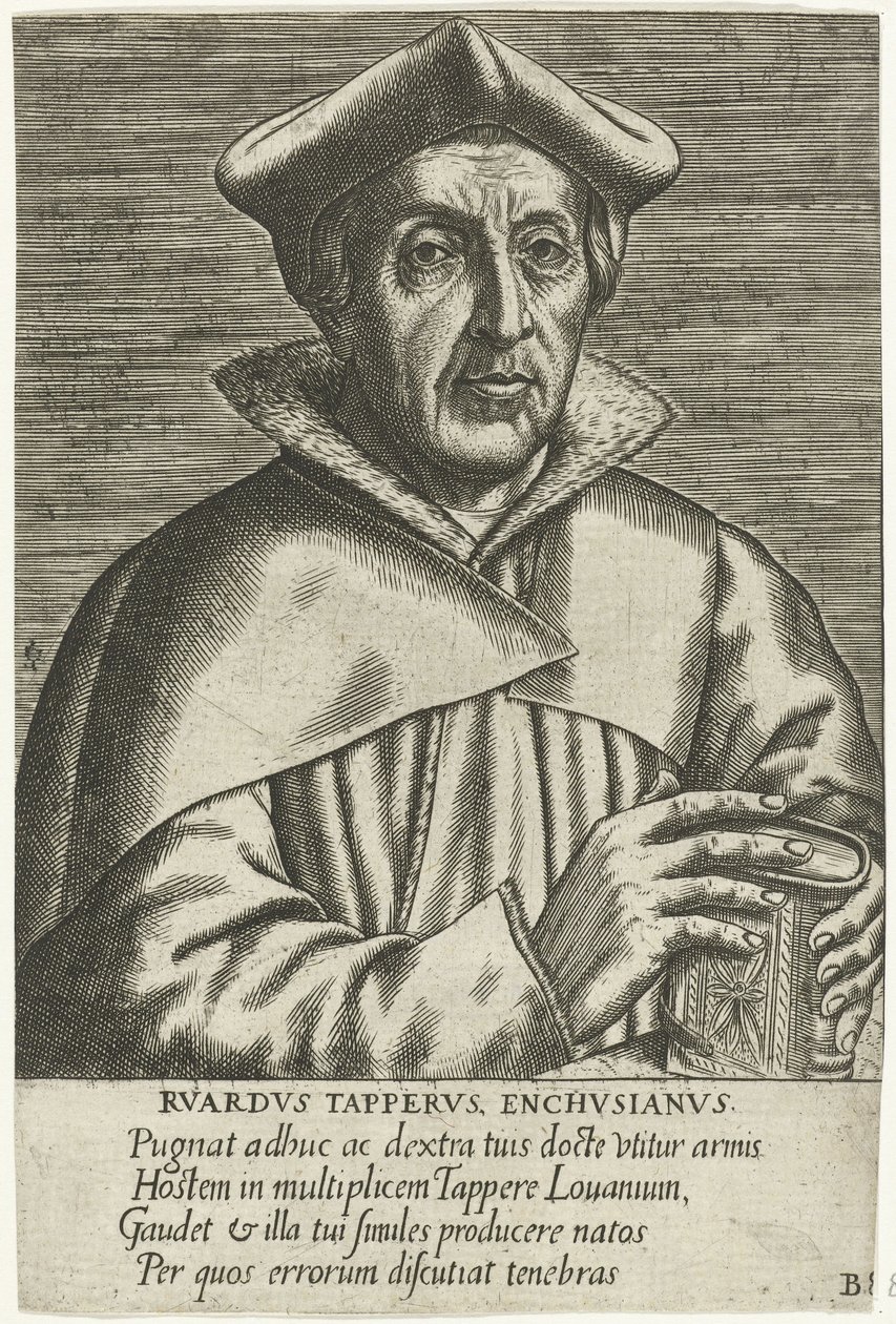 Portrett av Ruard Tapper av Philip Galle