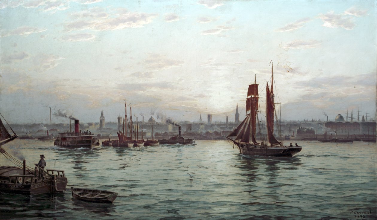 Liverpool havn (?) av Philip Greenwood