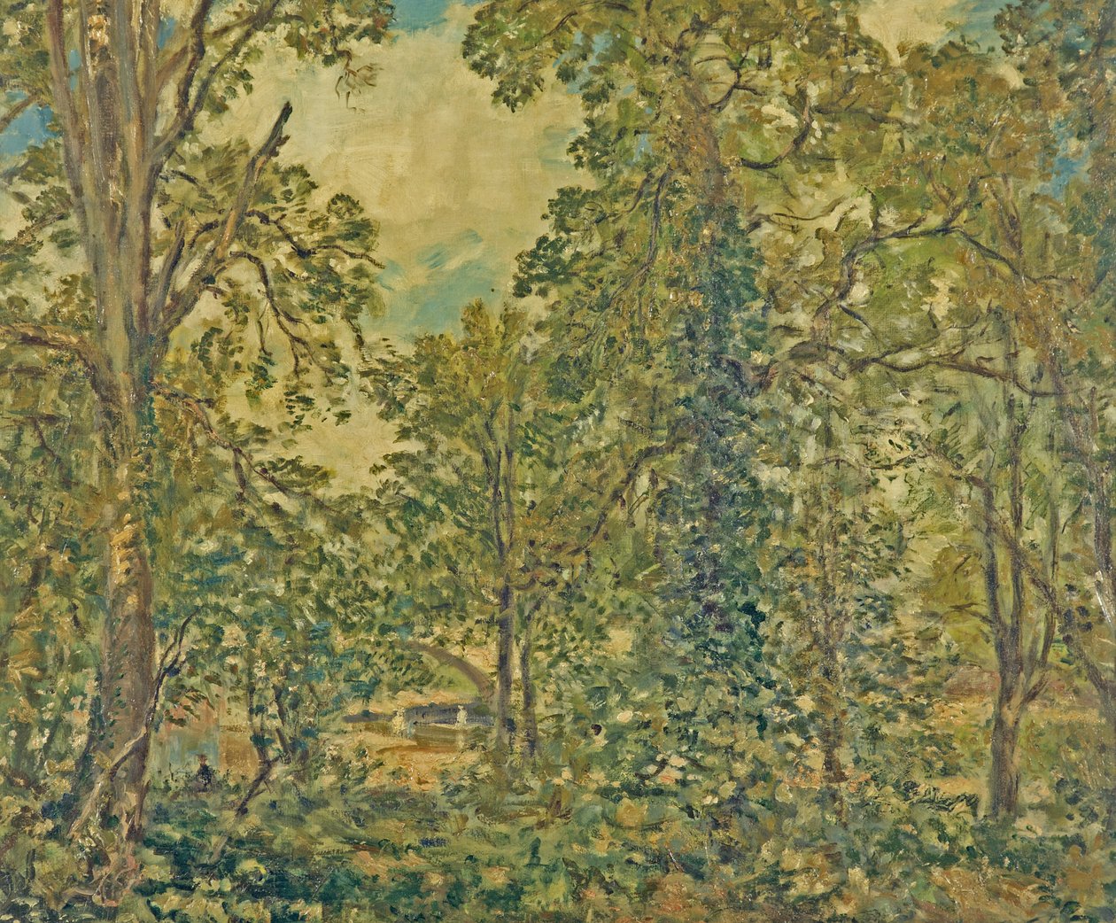 Bridgnorth, Shropshire, Edge of a Wood, før 1912 av Philip Wilson Steer