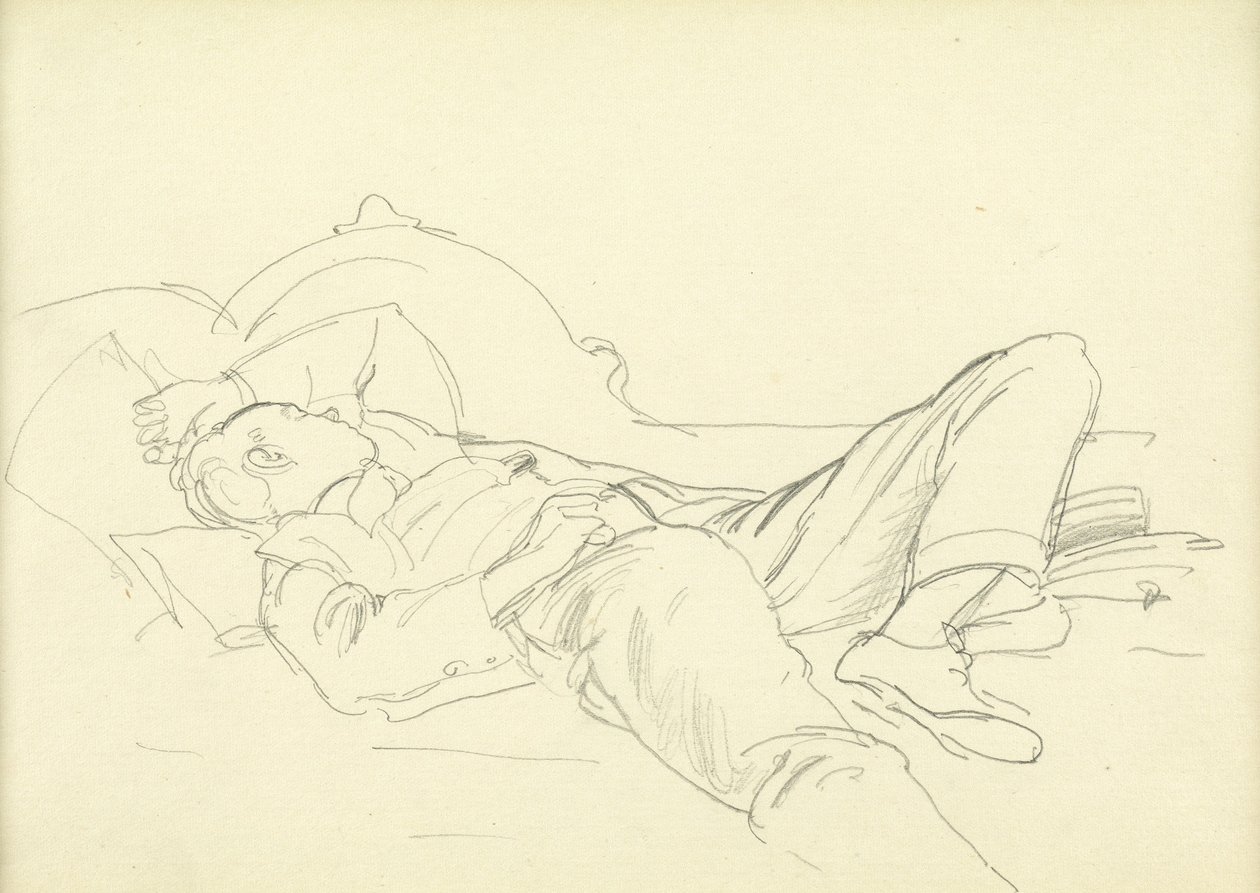 Sovende gutt av Philip Wilson Steer