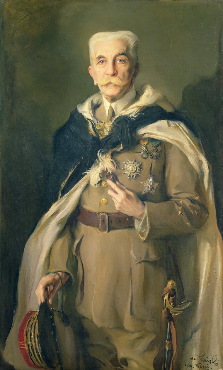 Marskalk Louis Hubert Gonzalve Lyautey (1854-1934) 1929 (olje på lerret) av Philip Alexius de Laszlo