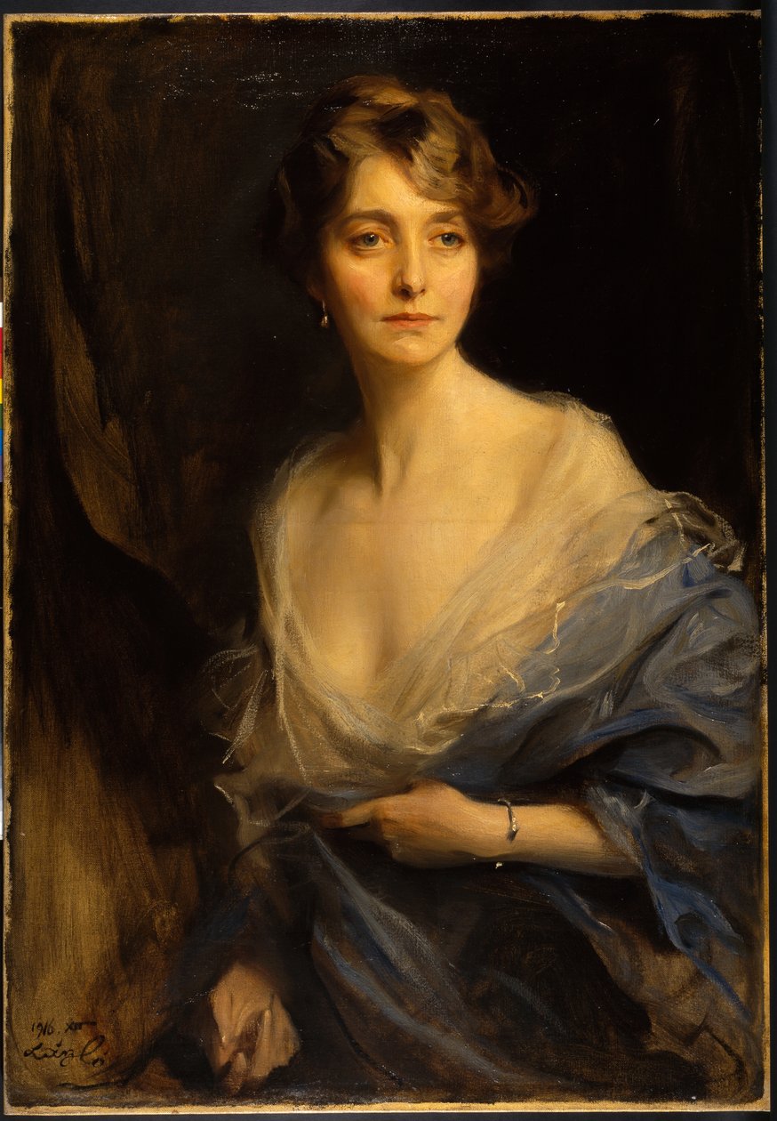 Portrett av Sydney Bowles, Lady Redesdale av Philip Alexius de Laszlo