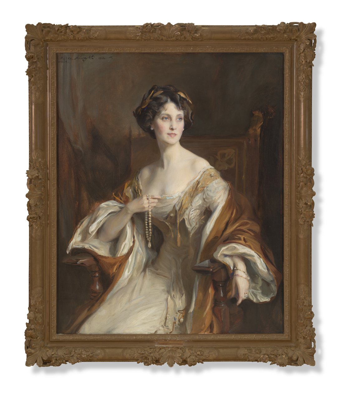 Portrett av Winifred Cavendish-Bentinck, hertuginne av Portland av Philip Alexius de Laszlo